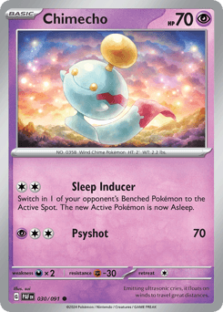 Chimecho Paldean Fates card