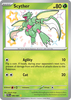 Scyther Paldean Fates card