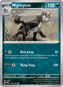 Mightyena Temporal Forces card
