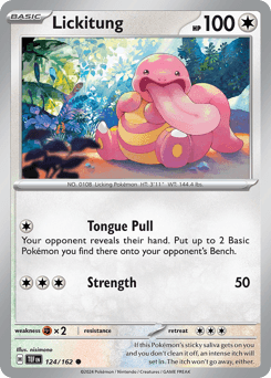 Lickitung Temporal Forces card