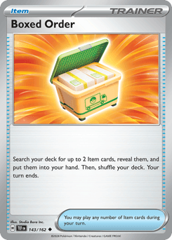 Boxed Order Temporal Forces card