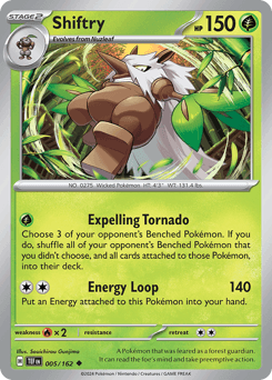 Shiftry Temporal Forces card