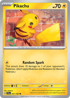 Pikachu Temporal Forces card