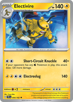 Electivire Temporal Forces card