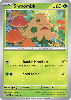 Shroomish Temporal Forces card