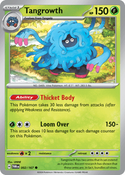 Tangrowth Twilight Masquerade card