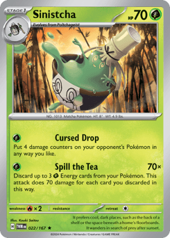 Sinistcha Twilight Masquerade card