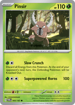 Pinsir Twilight Masquerade card