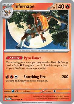 Infernape Twilight Masquerade card