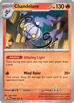 Chandelure Twilight Masquerade card