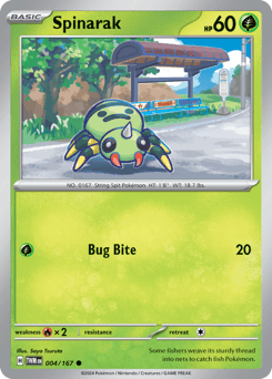 Spinarak Twilight Masquerade card