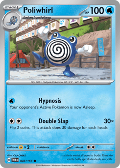 Poliwhirl Twilight Masquerade card