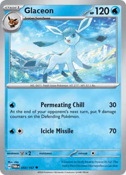 Glaceon Twilight Masquerade card