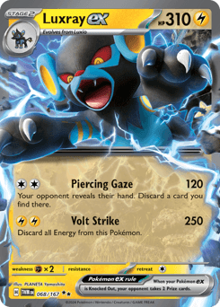 Luxray ex Twilight Masquerade card