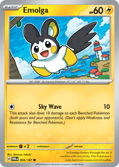 Emolga Twilight Masquerade card