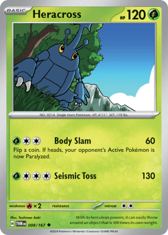 Heracross Twilight Masquerade card