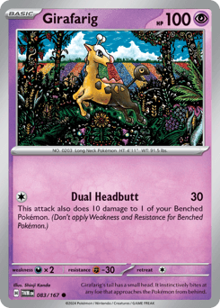 Girafarig Twilight Masquerade card