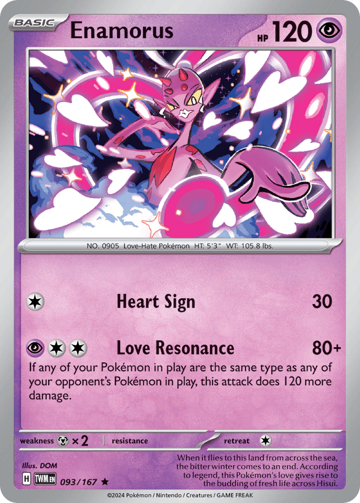 Enamorus Twilight Masquerade card