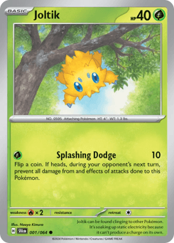 Joltik Shrouded Fable card