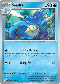 Seadra Shrouded Fable card