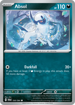 Absol Shrouded Fable card