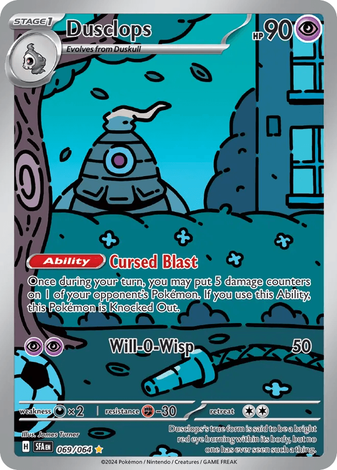 Dusclops Shrouded Fable card