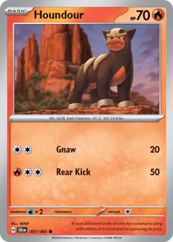 Houndour Shrouded Fable card