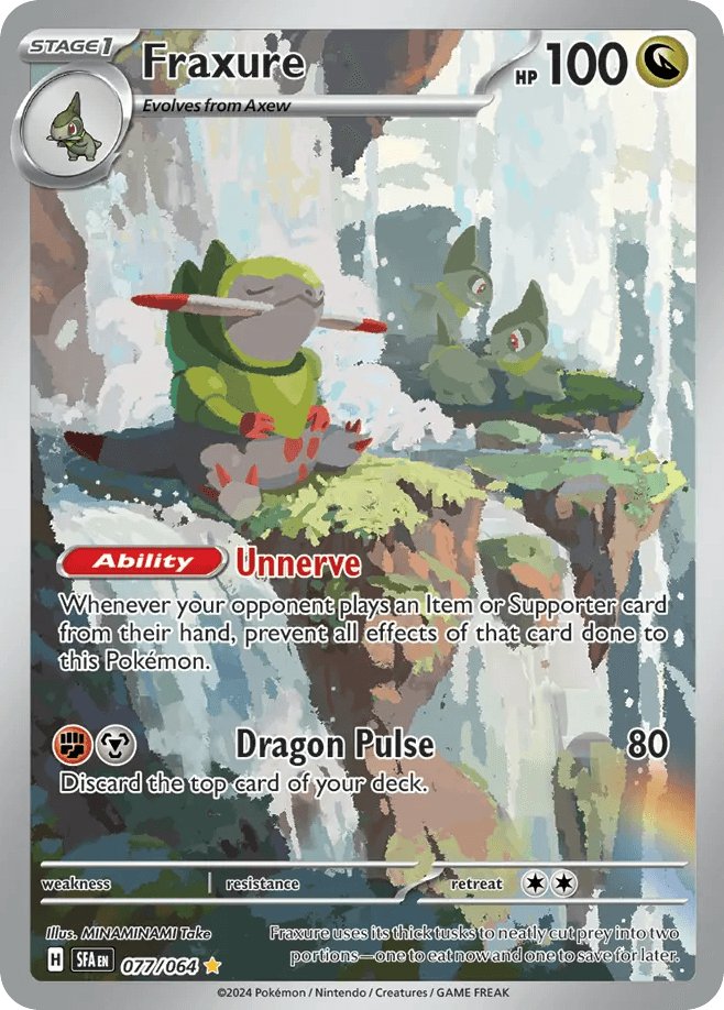 Fraxure Shrouded Fable card