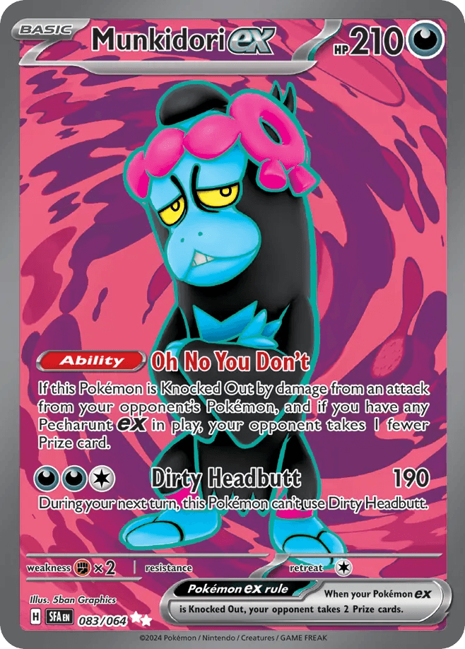Munkidori ex Shrouded Fable card
