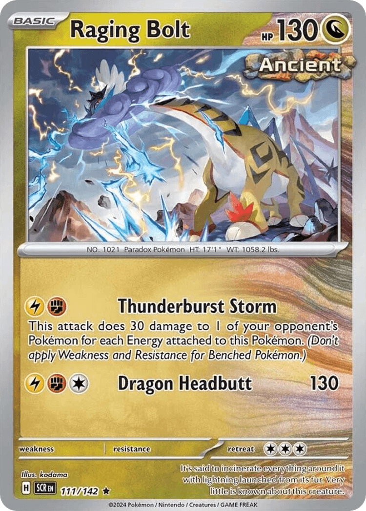Raging Bolt Stellar Crown card