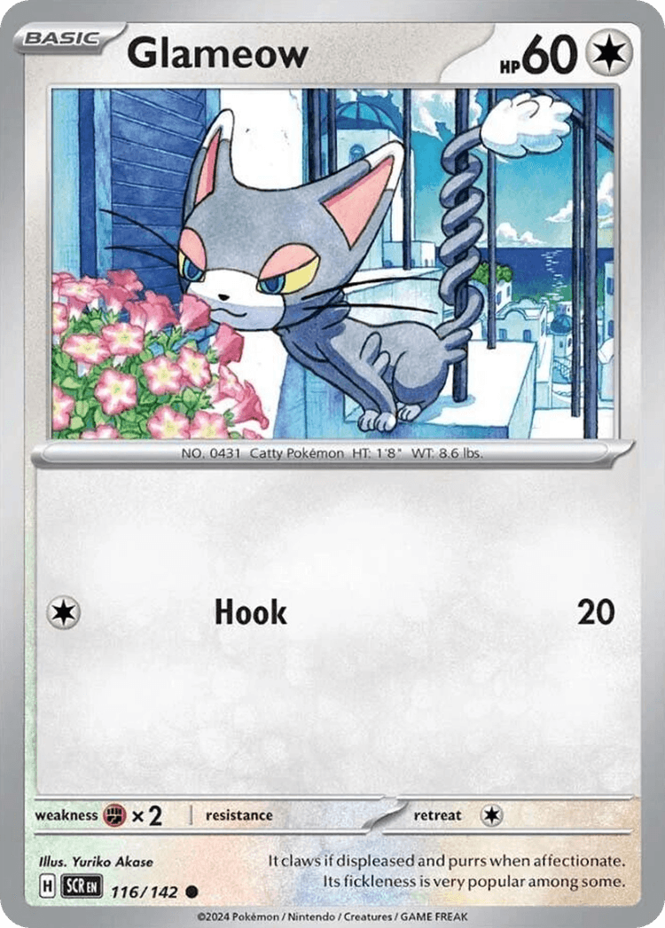 Glameow Stellar Crown card