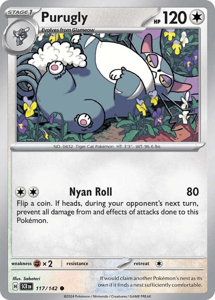 Purugly Stellar Crown card