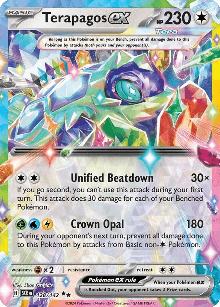 Terapagos ex Stellar Crown card