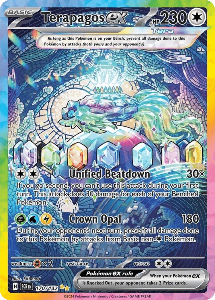 Terapagos ex Stellar Crown card