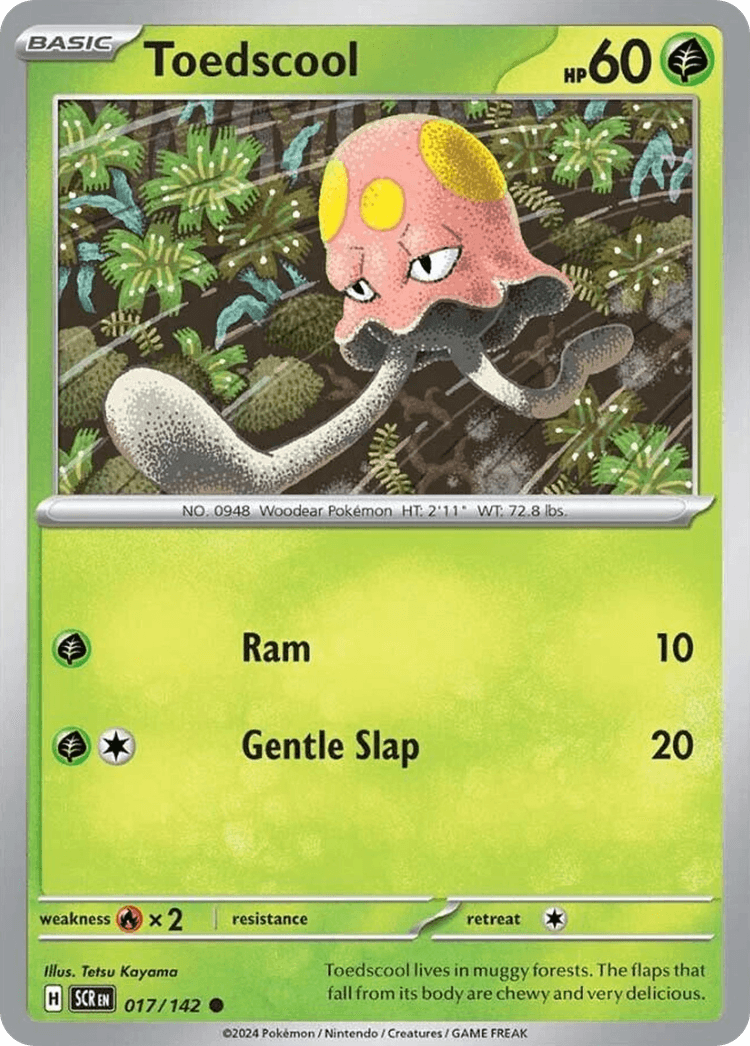 Toedscool Stellar Crown card