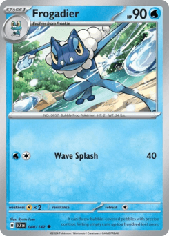 Frogadier Stellar Crown card