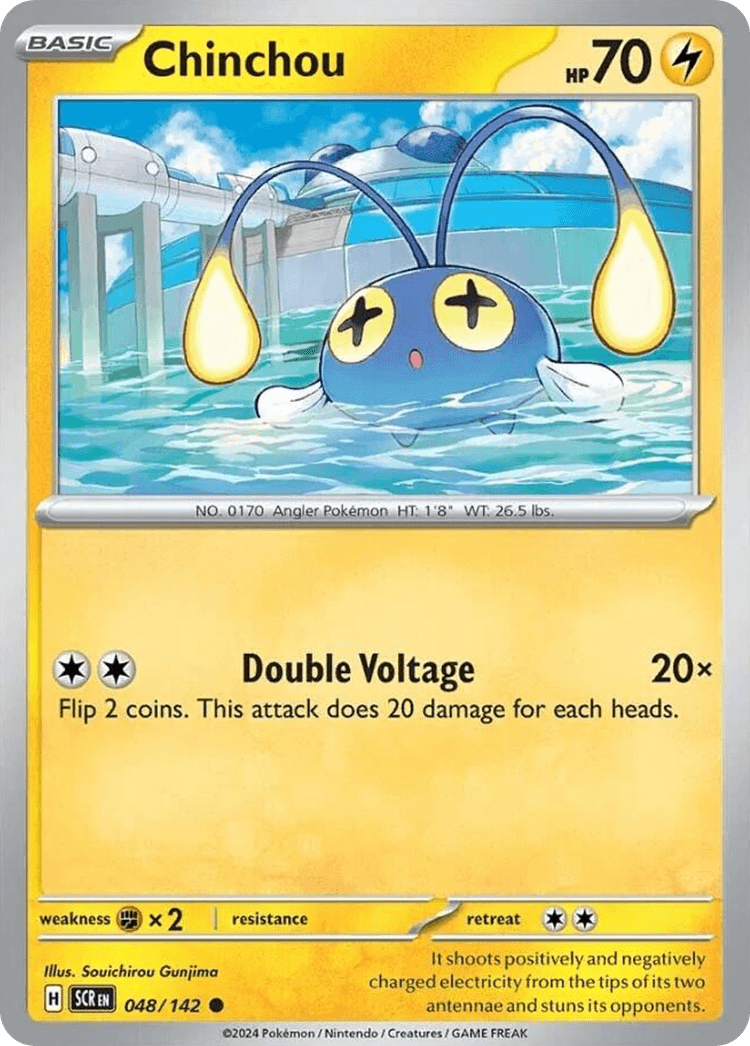 Chinchou Stellar Crown card