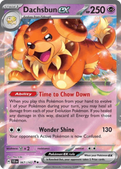 Dachsbun ex Stellar Crown card