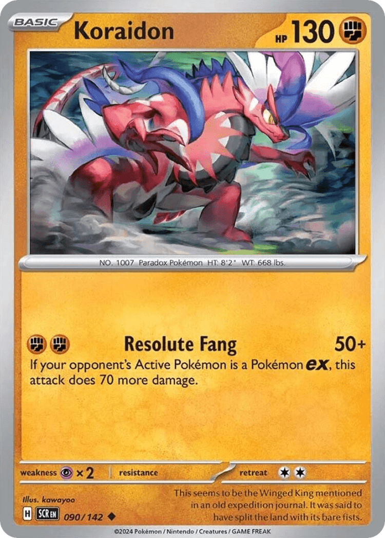 Koraidon Stellar Crown card