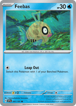 Feebas Surging Sparks card