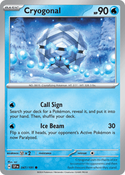 Cryogonal Surging Sparks card