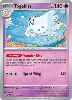 Togekiss Surging Sparks card