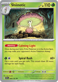 Shiinotic Surging Sparks card