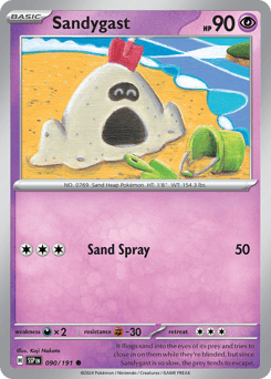 Sandygast Surging Sparks card