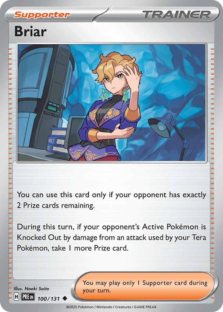 Briar Prismatic Evolutions card