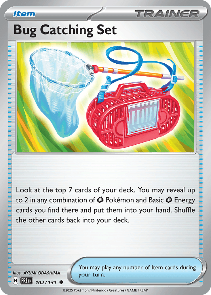 Bug Catching Set Prismatic Evolutions card