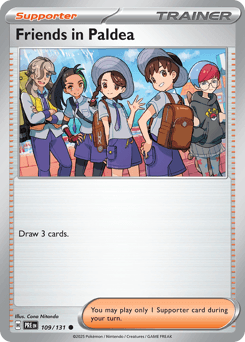 Friends in Paldea Prismatic Evolutions card