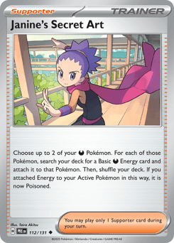 Janine's Secret Art Prismatic Evolutions card