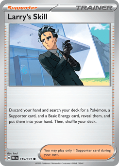 Larry's Skill Prismatic Evolutions card