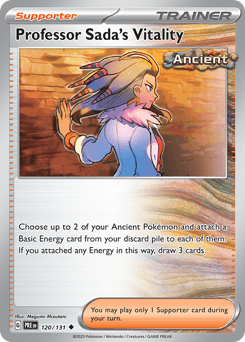 Professor Sada's Vitality Prismatic Evolutions card